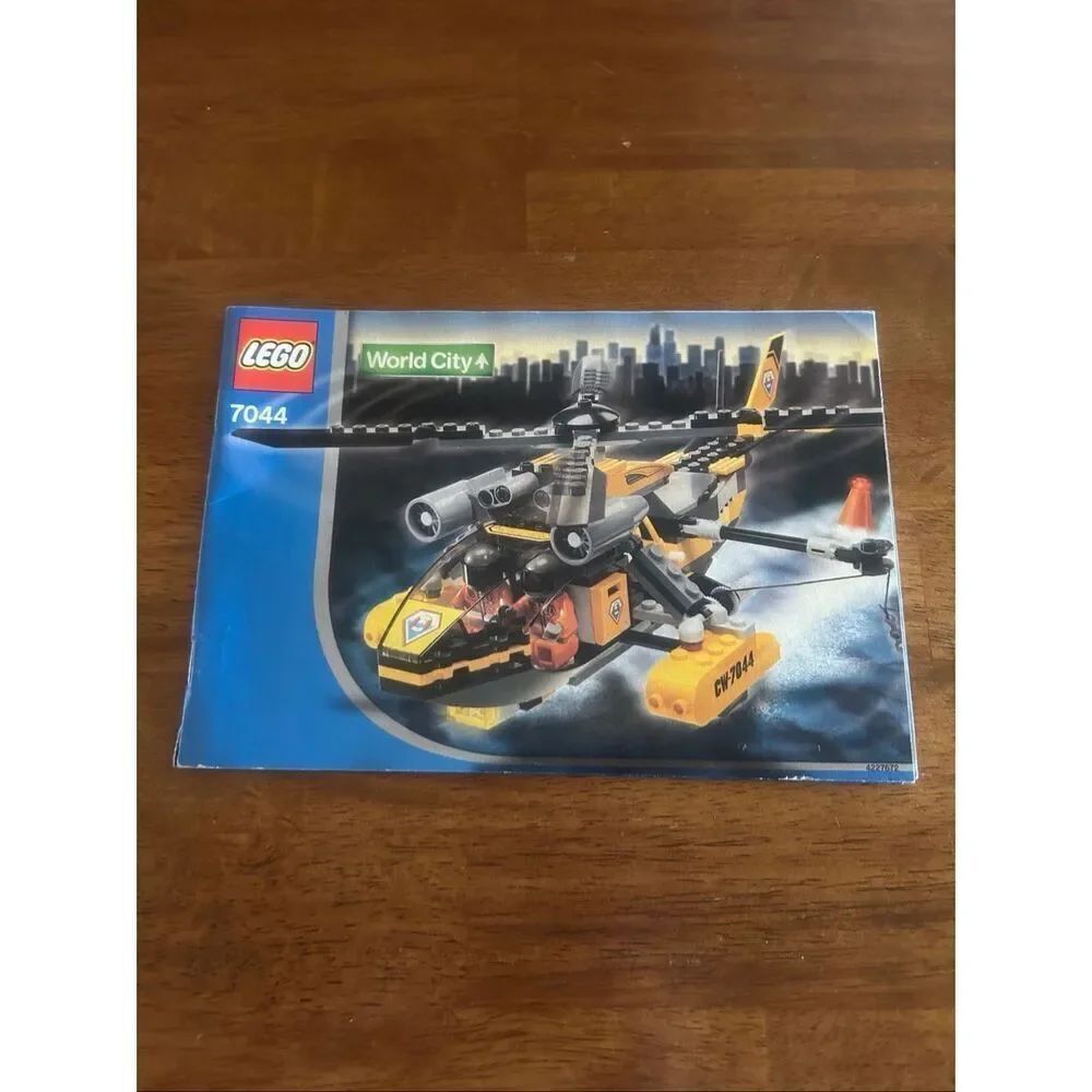 LEGO World City #7044 Rescue Chopper Instruction Manual Only (6059)